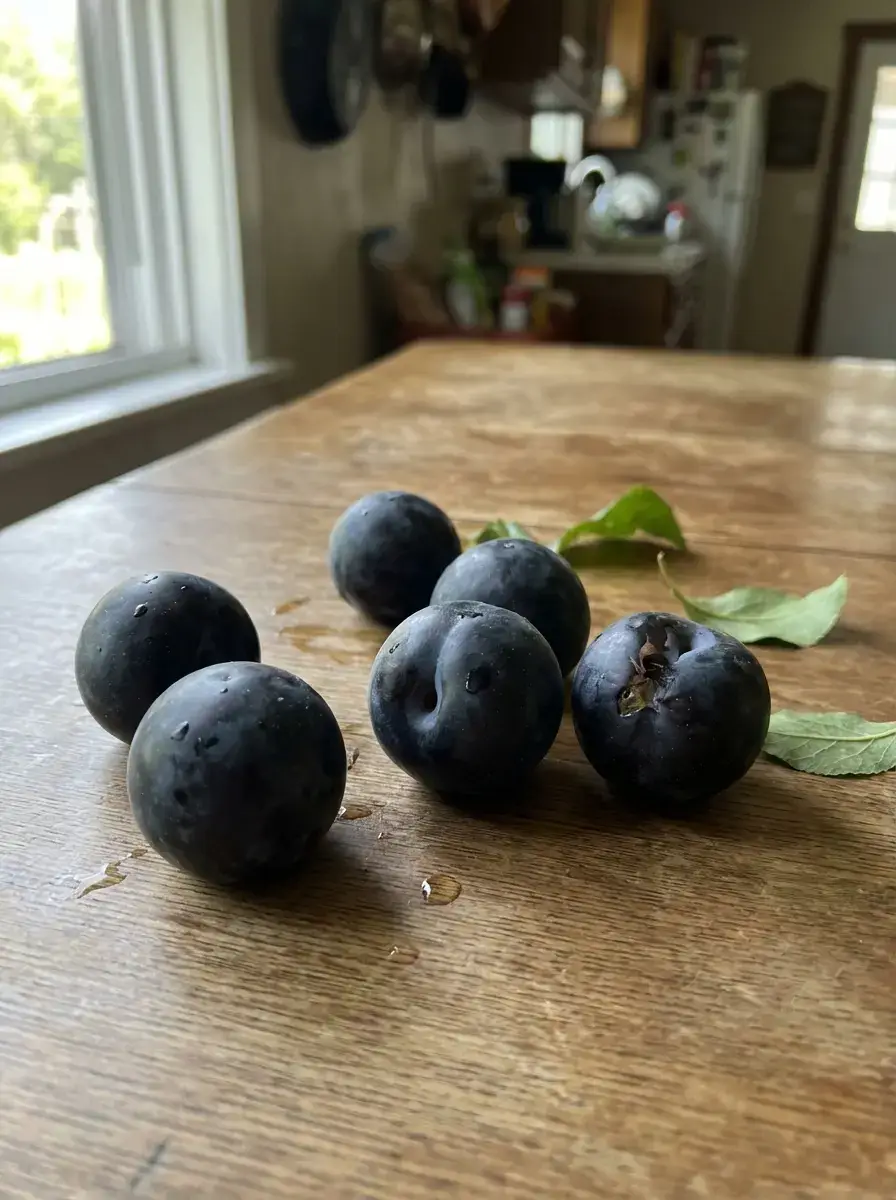 Ціла чорна слива Скорпіон